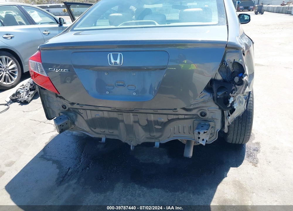 2012 HONDA CIVIC LX VIN: 2HGFB2F54CH318837