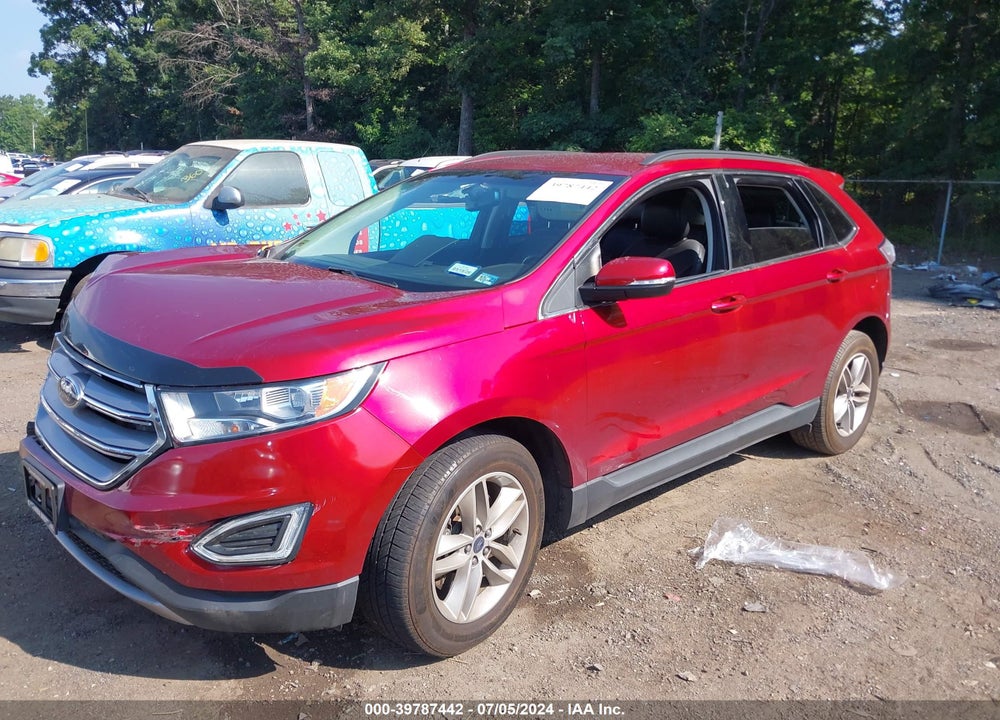2017 FORD EDGE SEL VIN: 2FMPK4J82HBC50995