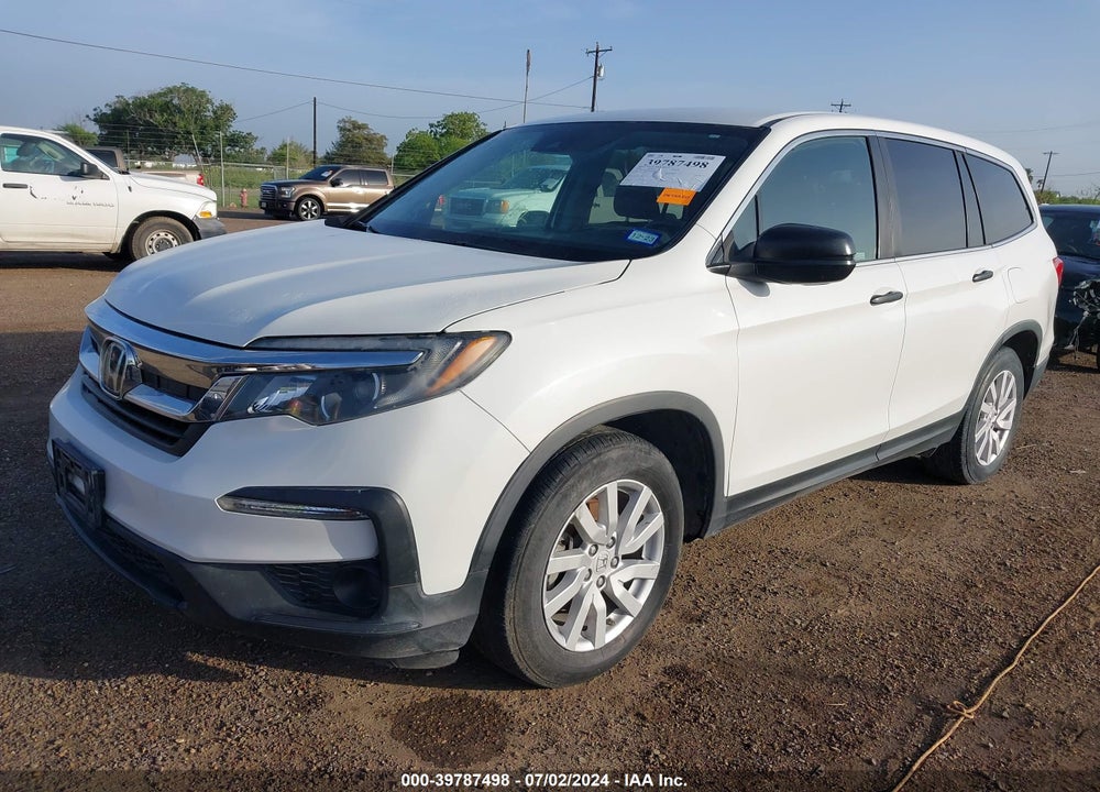 2020 HONDA PILOT 2WD LX VIN: 5FNYF5H18LB008042