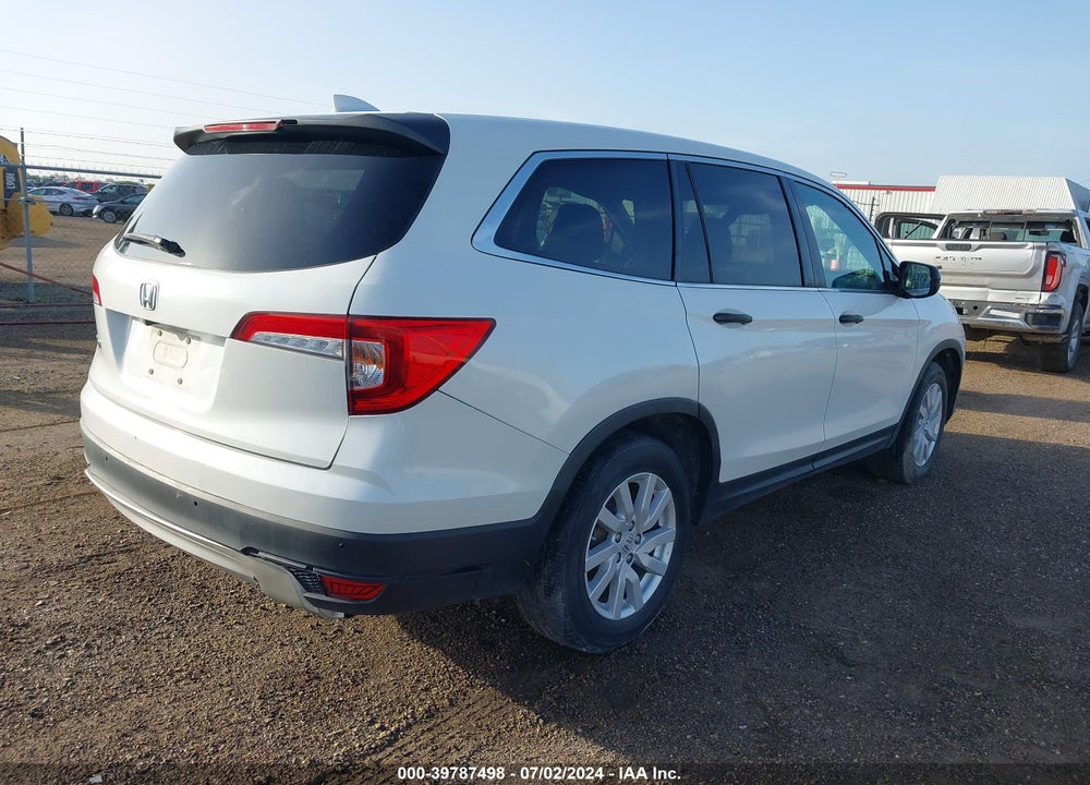 2020 HONDA PILOT 2WD LX VIN: 5FNYF5H18LB008042