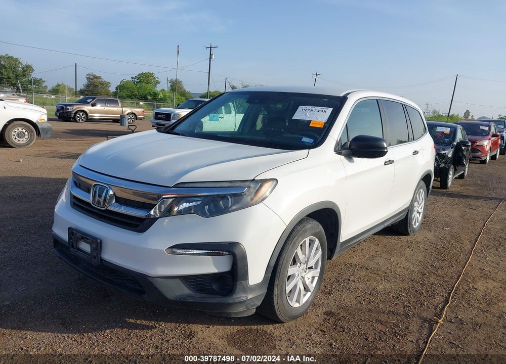 2020 HONDA PILOT 2WD LX VIN: 5FNYF5H18LB008042