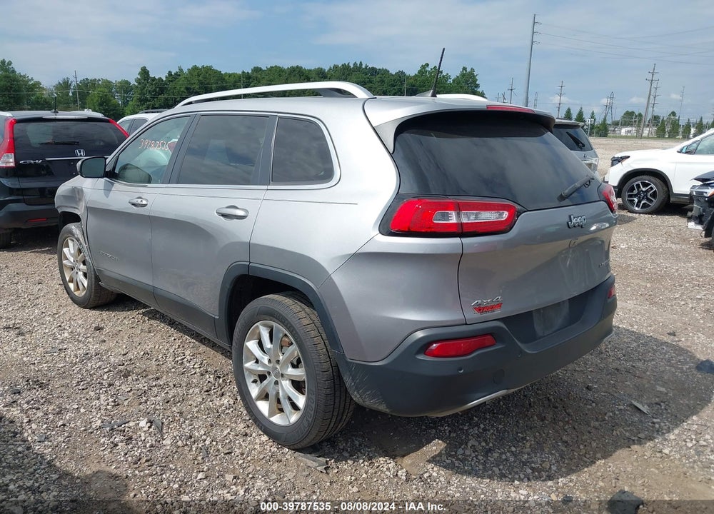 2016 JEEP CHEROKEE LIMITED VIN: 1C4PJMDB4GW313249