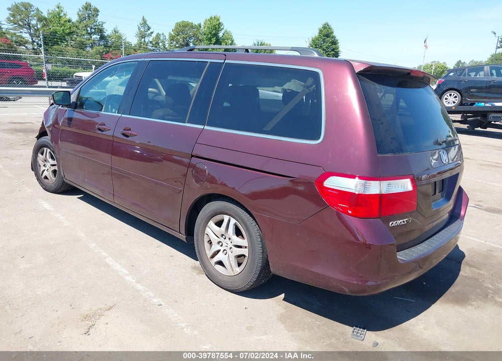 2007 HONDA ODYSSEY EX-L VIN: 5FNRL38767B442259