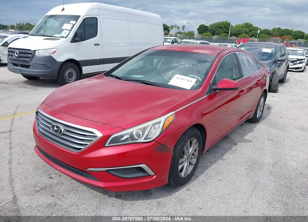 2017 HYUNDAI SONATA SE VIN: 5NPE24AF4HH508562