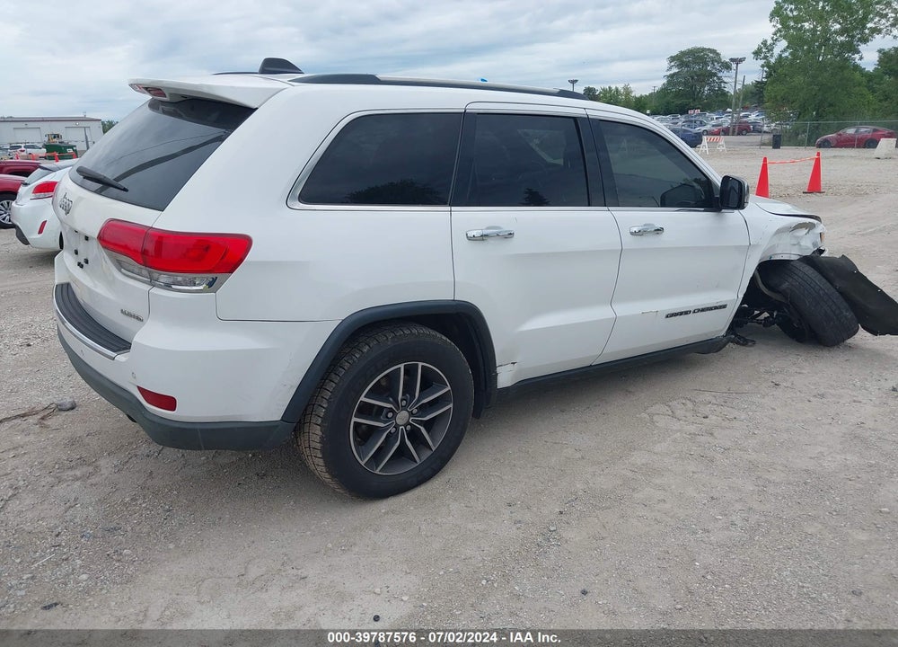 2017 JEEP GRAND CHEROKEE LIMITED 4X4 VIN: 1C4RJFBG4HC840911