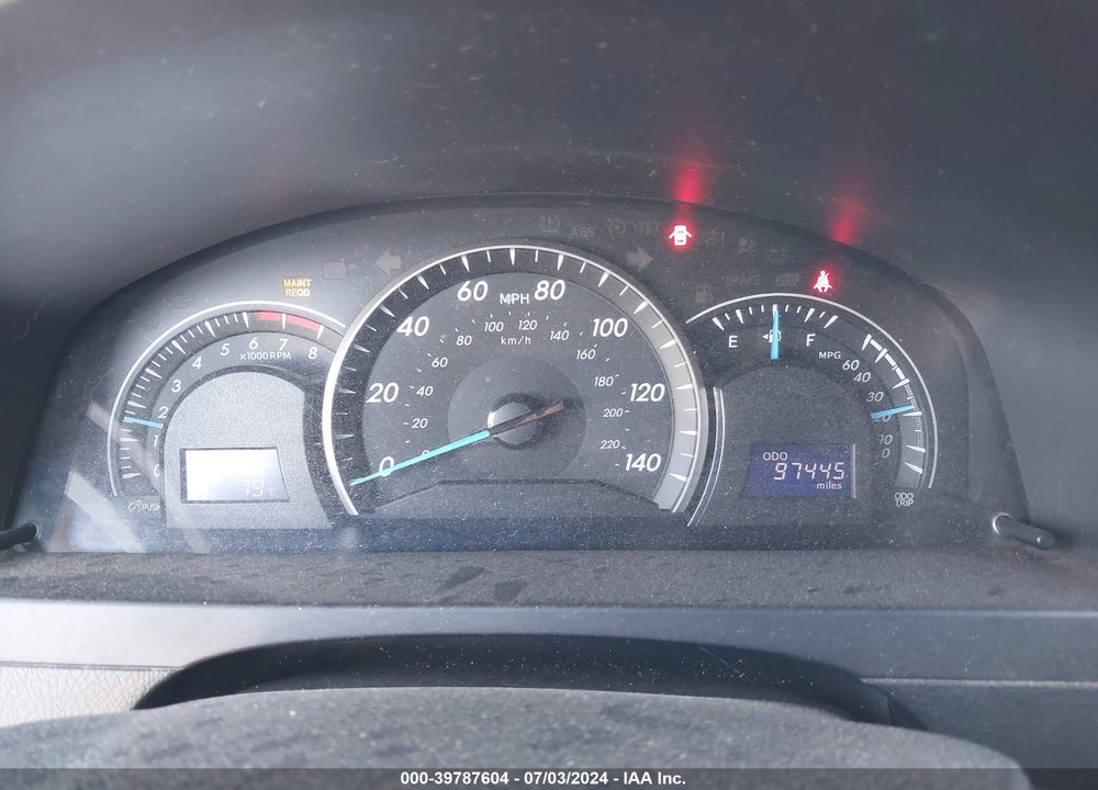 2012 TOYOTA CAMRY LE VIN: 4T4BF1FK2CR201449