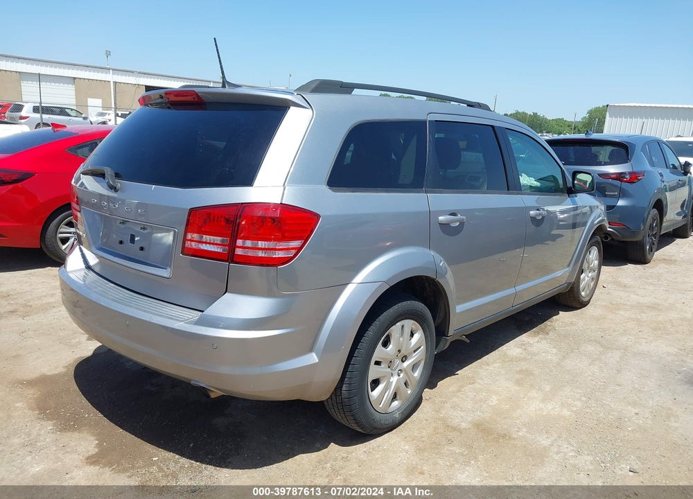 2020 DODGE JOURNEY SE VALUE VIN: 3C4PDCABXLT220368