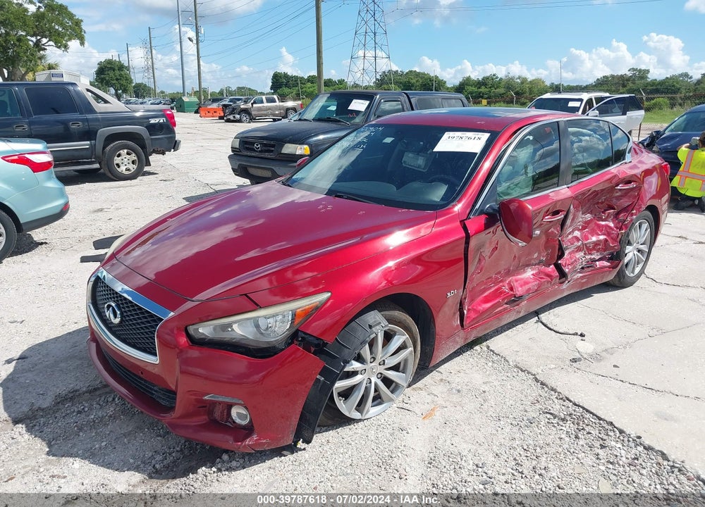 2016 INFINITI Q50 3.0T PREMIUM VIN: JN1EV7AP4GM300481