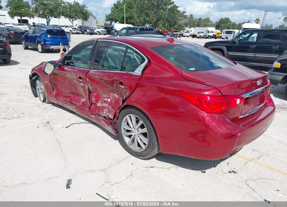 2016 INFINITI Q50 3.0T PREMIUM VIN: JN1EV7AP4GM300481