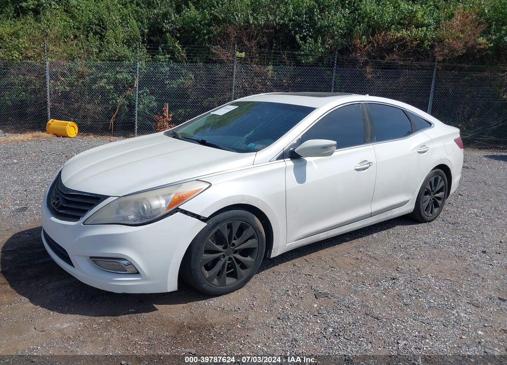2012 HYUNDAI AZERA VIN: KMHFG4JG4CA124159