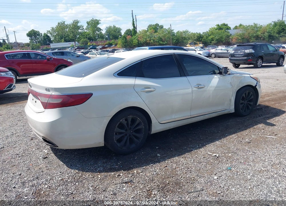 2012 HYUNDAI AZERA VIN: KMHFG4JG4CA124159