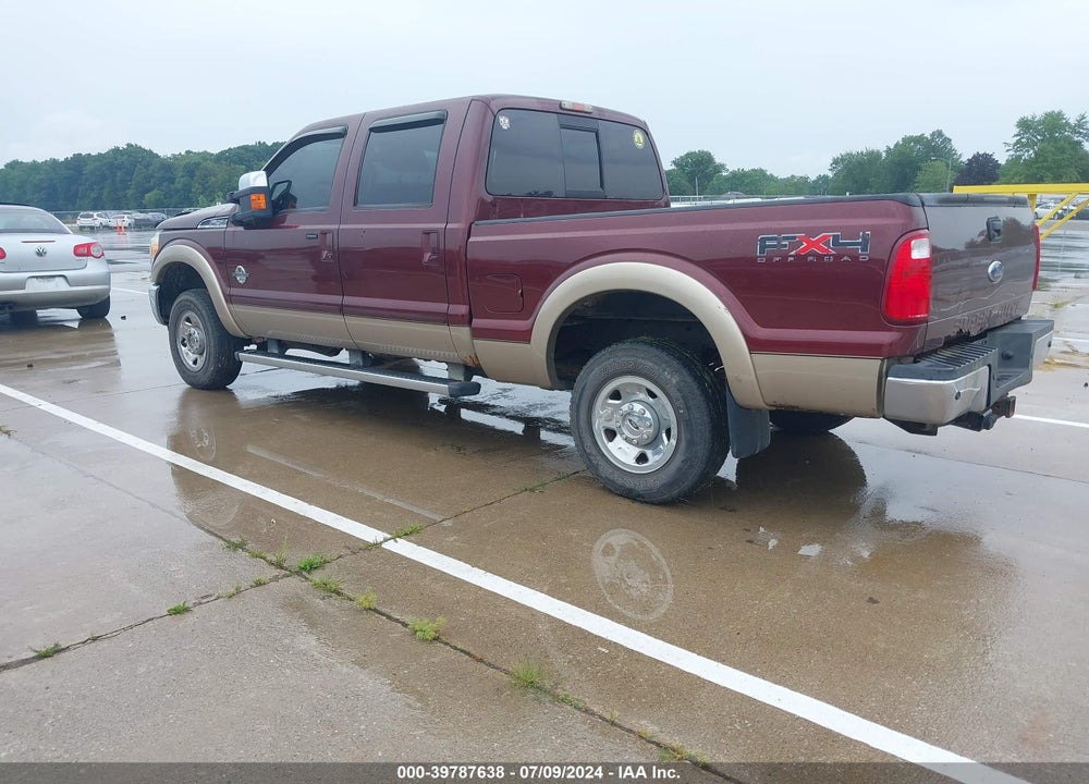 2011 FORD F-250 LARIAT VIN: 1FT7W2BT3BEA00256