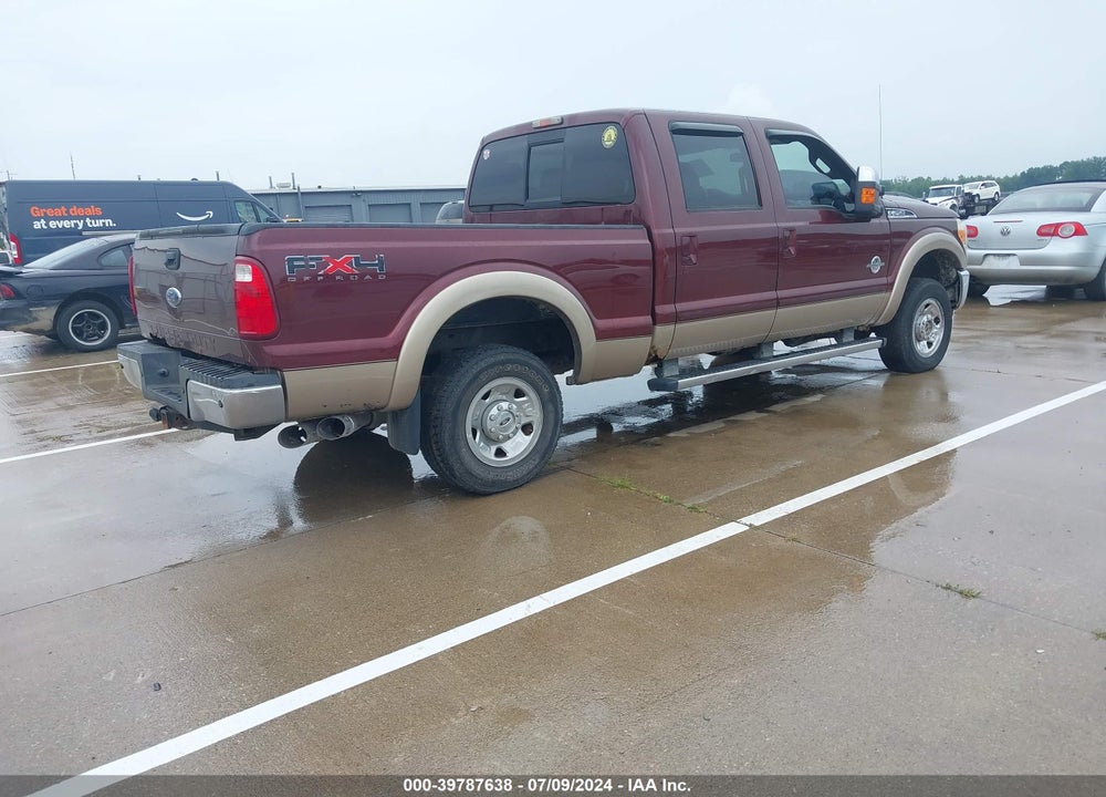 2011 FORD F-250 LARIAT VIN: 1FT7W2BT3BEA00256