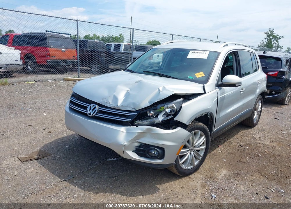 2013 VOLKSWAGEN TIGUAN SE VIN: WVGBV3AX8DW610718
