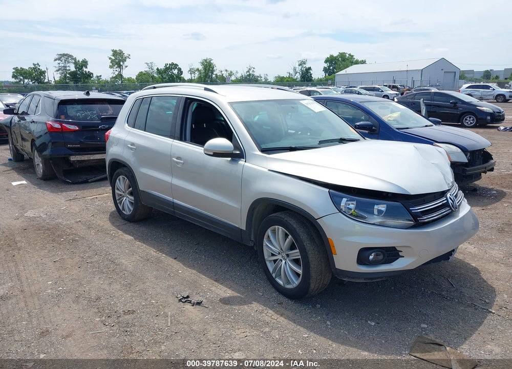 2013 VOLKSWAGEN TIGUAN SE VIN: WVGBV3AX8DW610718