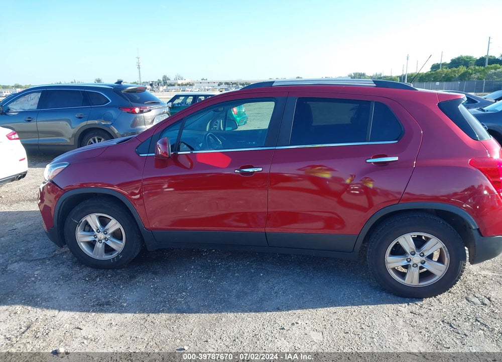 2019 CHEVROLET TRAX LT VIN: 3GNCJLSB9KL342277