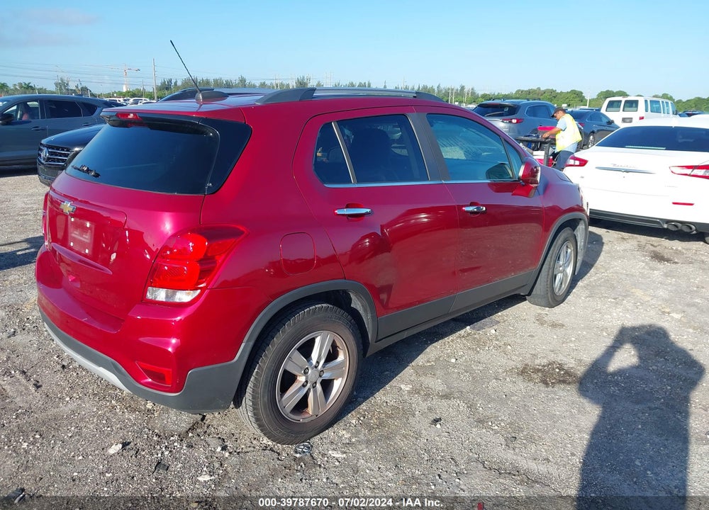 2019 CHEVROLET TRAX LT VIN: 3GNCJLSB9KL342277
