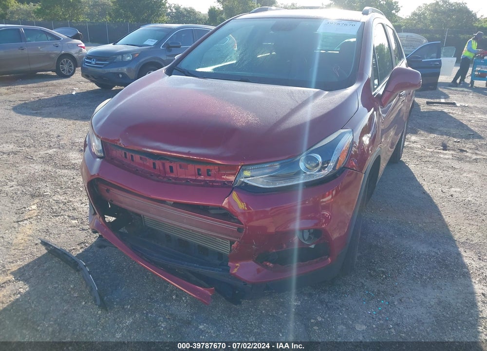2019 CHEVROLET TRAX LT VIN: 3GNCJLSB9KL342277