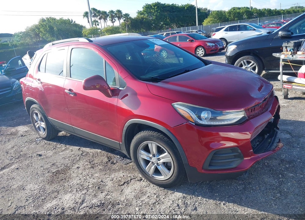 2019 CHEVROLET TRAX LT VIN: 3GNCJLSB9KL342277