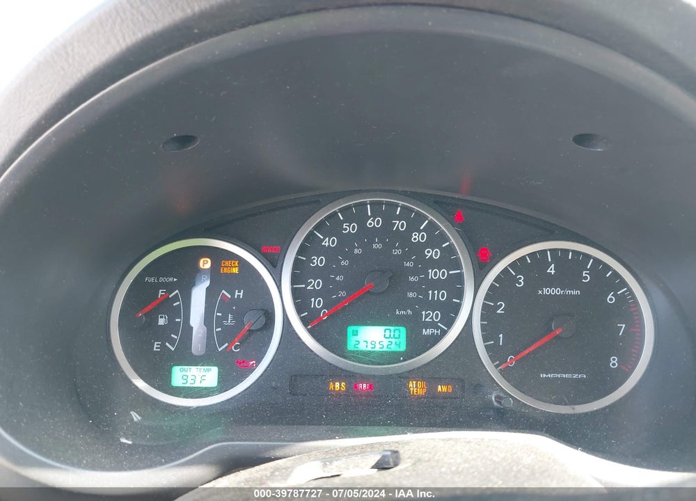 2006 SUBARU IMPREZA OUTBACK SPORT VIN: JF1GG68666H804146