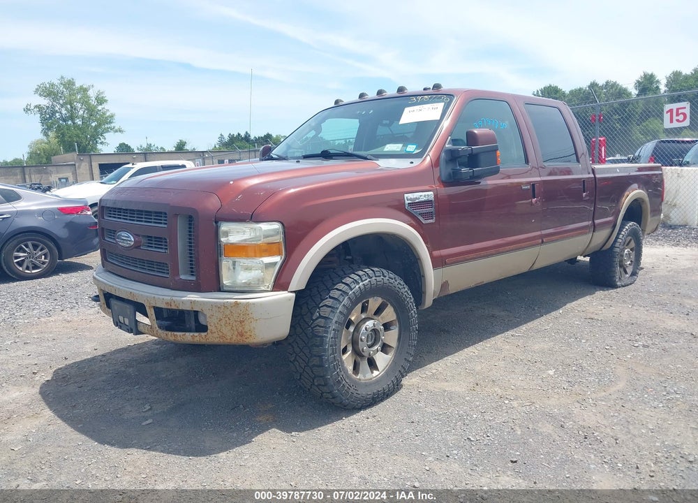 2008 FORD F-250 FX4/HARLEY-DAVIDSON/KING RANCH/LARIAT/XL/XLT VIN: 1FTSW21R68EC25005