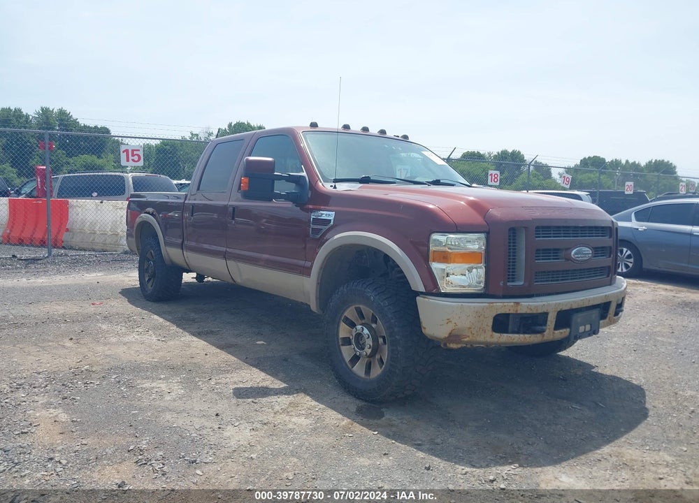2008 FORD F-250 FX4/HARLEY-DAVIDSON/KING RANCH/LARIAT/XL/XLT VIN: 1FTSW21R68EC25005