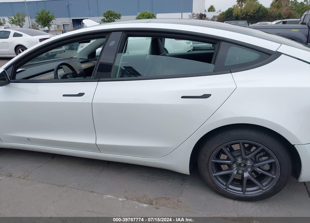 2023 TESLA MODEL 3 REAR-WHEEL DRIVE VIN: 5YJ3E1EA8PF557207