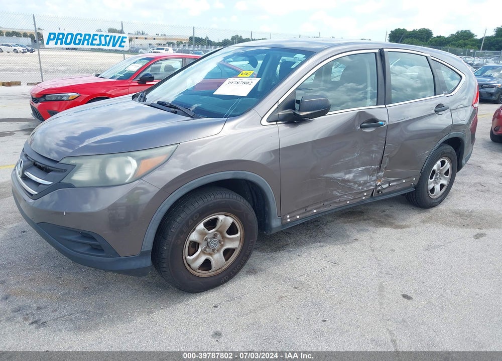 2012 HONDA CR-V LX VIN: 5J6RM3H34CL009387