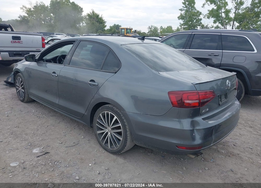 2017 VOLKSWAGEN JETTA 1.8T SPORT VIN: 3VWD17AJ5HM408532