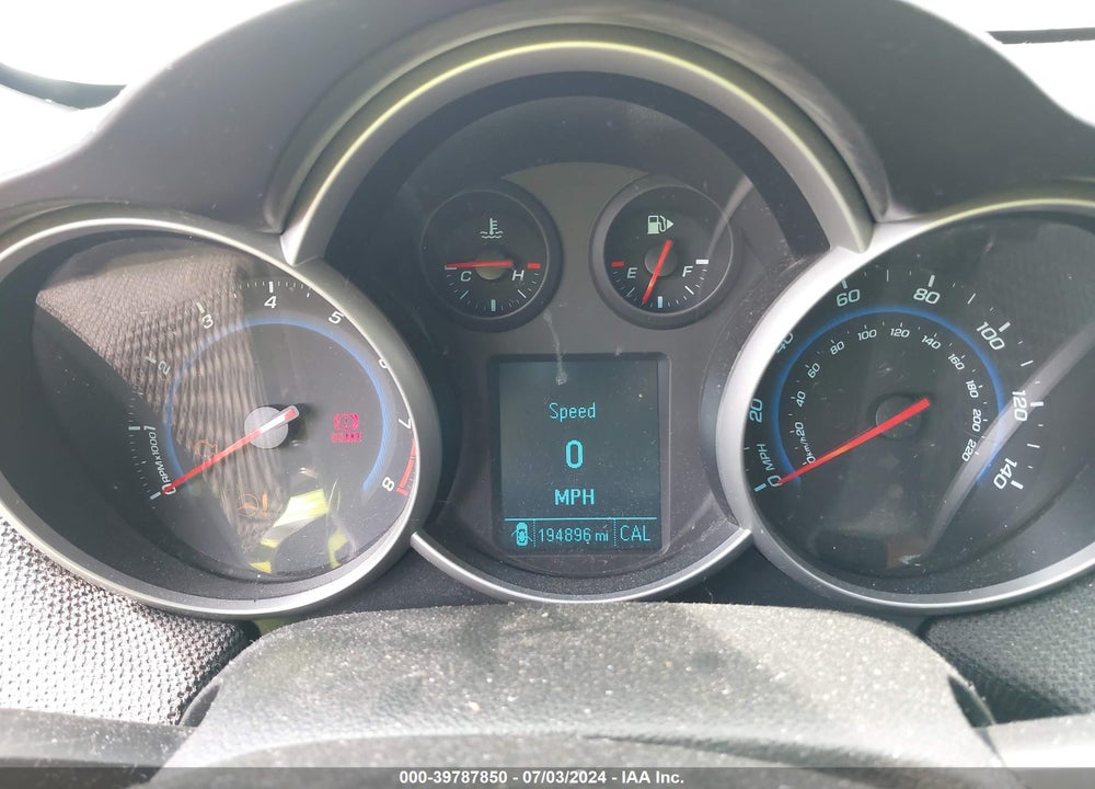 2012 CHEVROLET CRUZE ECO VIN: 1G1PK5SC9C7318247