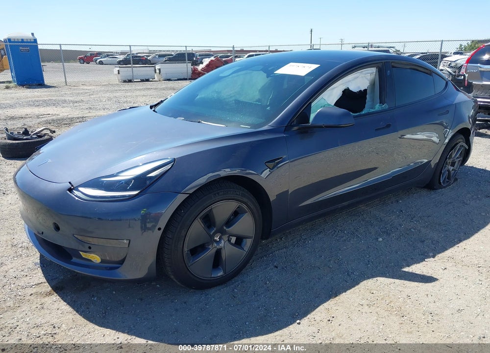 2022 TESLA MODEL 3 LONG RANGE DUAL MOTOR ALL-WHEEL DRIVE VIN: 5YJ3E1EB1NF249544