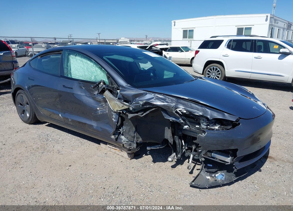2022 TESLA MODEL 3 LONG RANGE DUAL MOTOR ALL-WHEEL DRIVE VIN: 5YJ3E1EB1NF249544