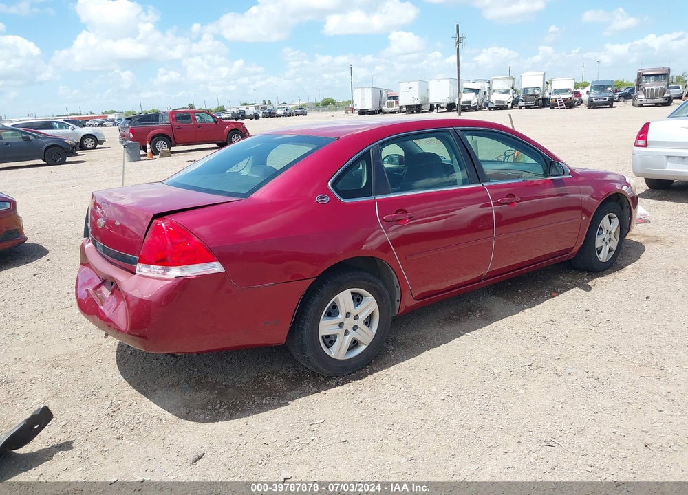 2006 CHEVROLET IMPALA LS VIN: 2G1WB58K969236242