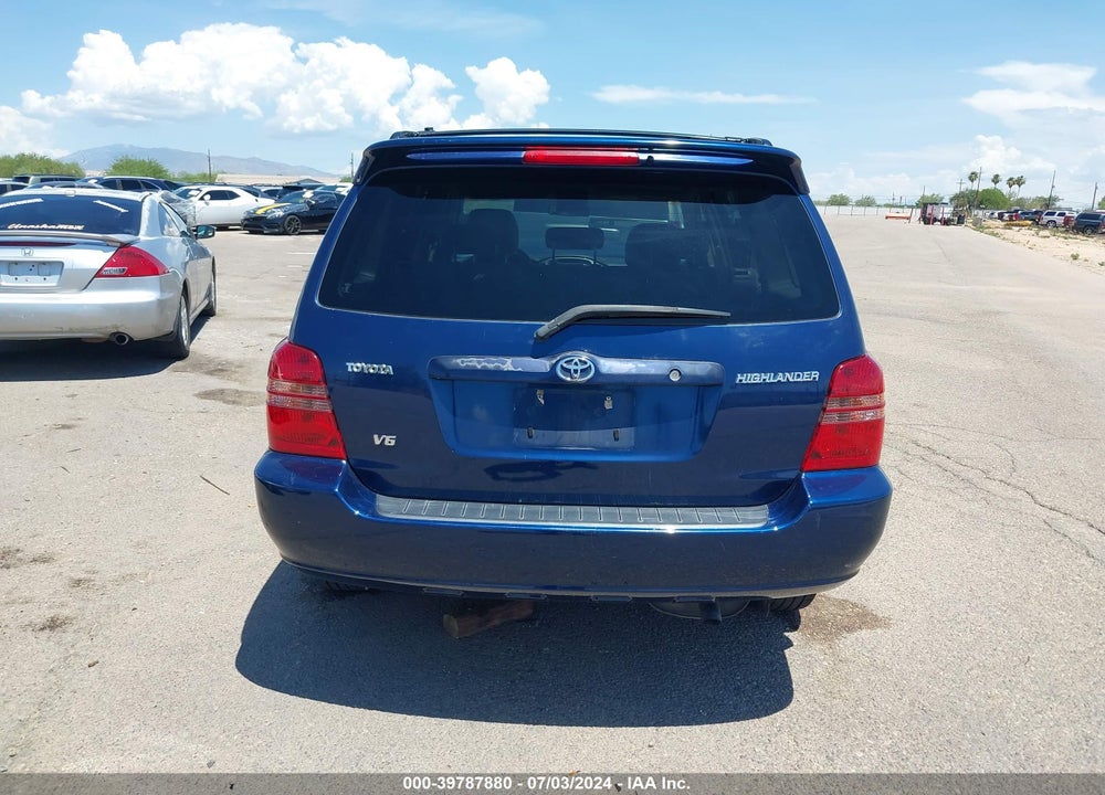 2003 TOYOTA HIGHLANDER V6 VIN: JTEGF21A530113930