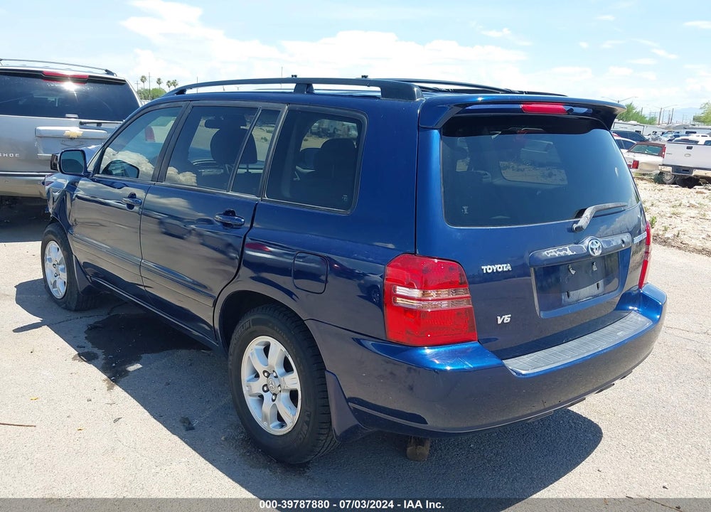 2003 TOYOTA HIGHLANDER V6 VIN: JTEGF21A530113930