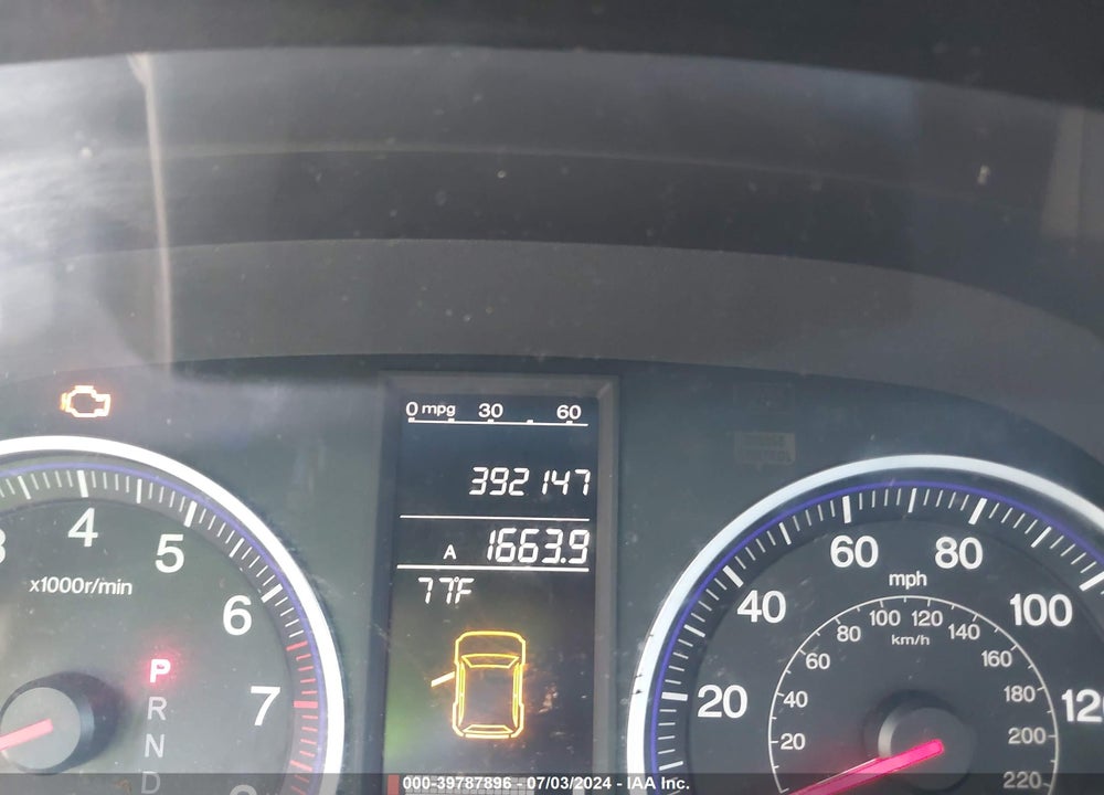 2007 HONDA CR-V VIN: JHLRE38767C037545
