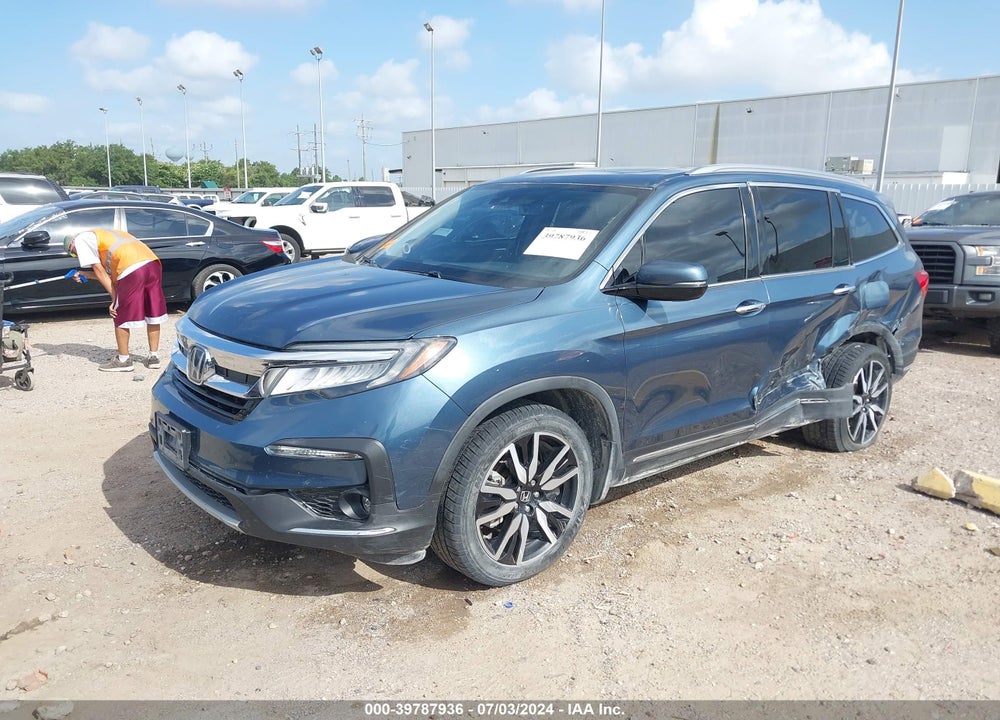 2019 HONDA PILOT TOURING VIN: 5FNYF6H99KB001482