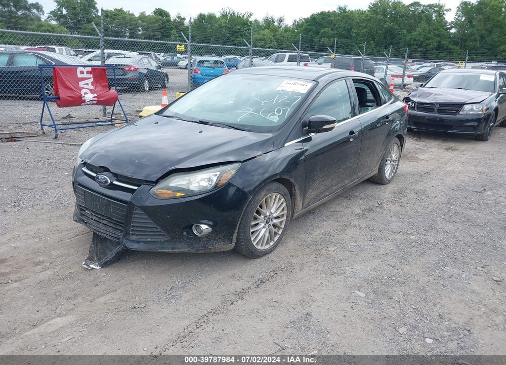 2014 FORD FOCUS TITANIUM VIN: 1FADP3J29EL298607