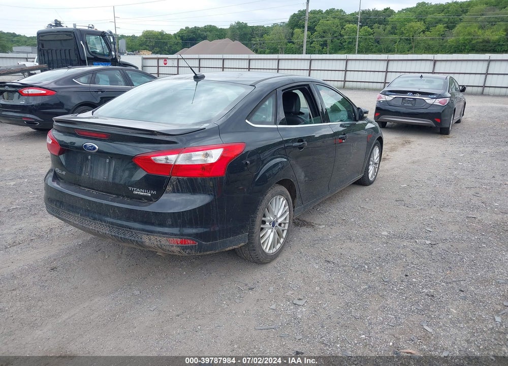 2014 FORD FOCUS TITANIUM VIN: 1FADP3J29EL298607