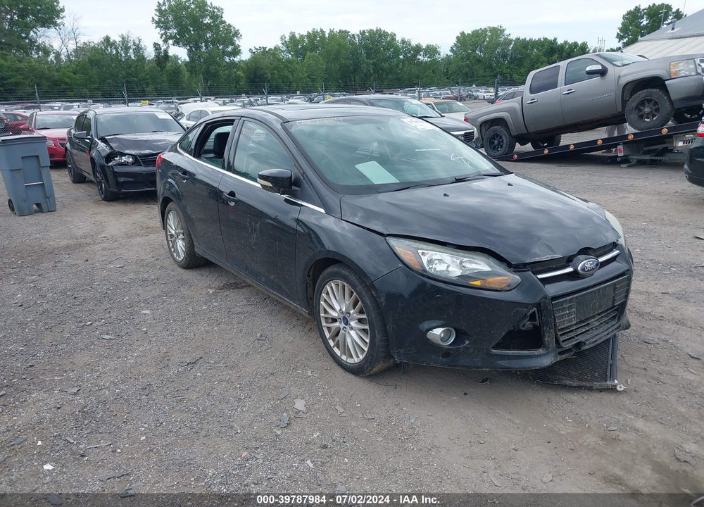 2014 FORD FOCUS TITANIUM VIN: 1FADP3J29EL298607