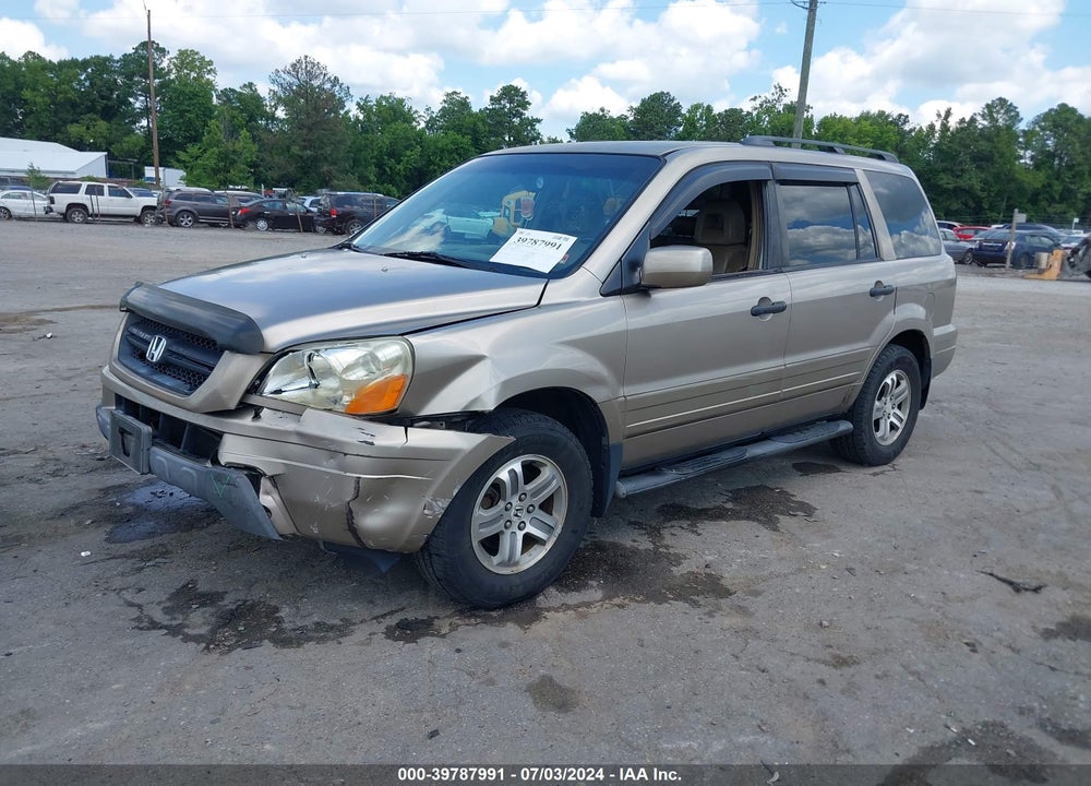 2003 HONDA PILOT EX-L VIN: 2HKYF18643H602259