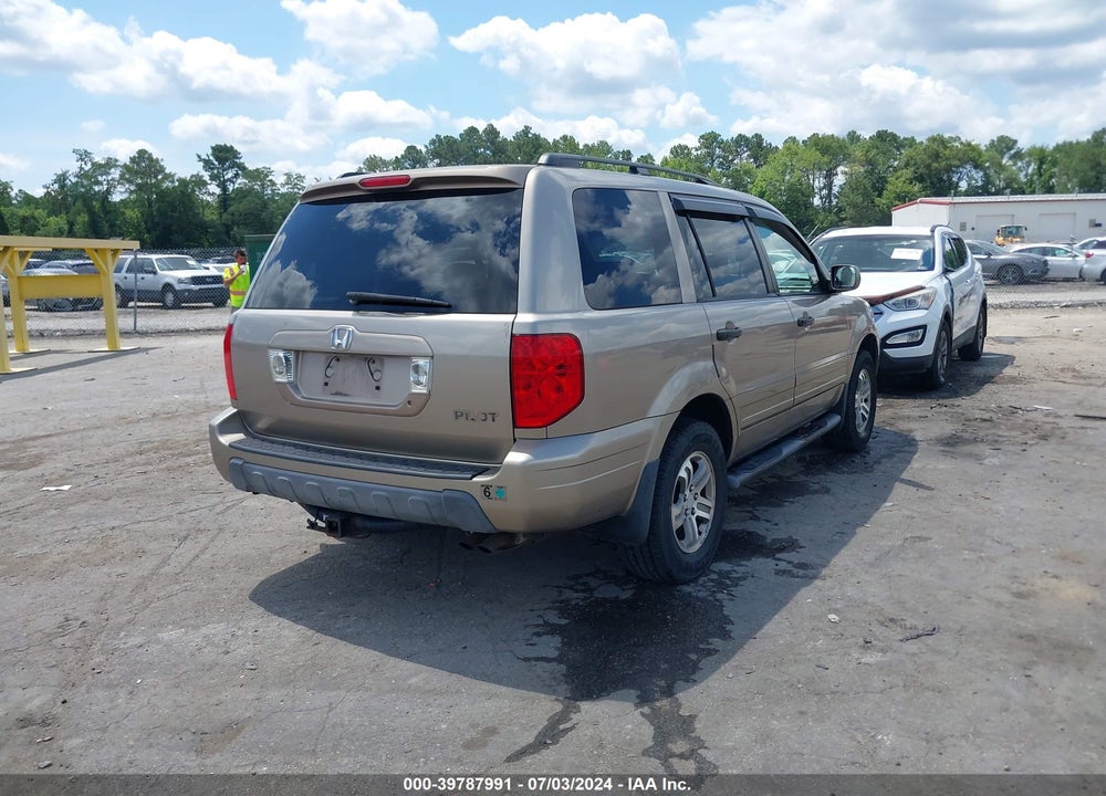 2003 HONDA PILOT EX-L VIN: 2HKYF18643H602259