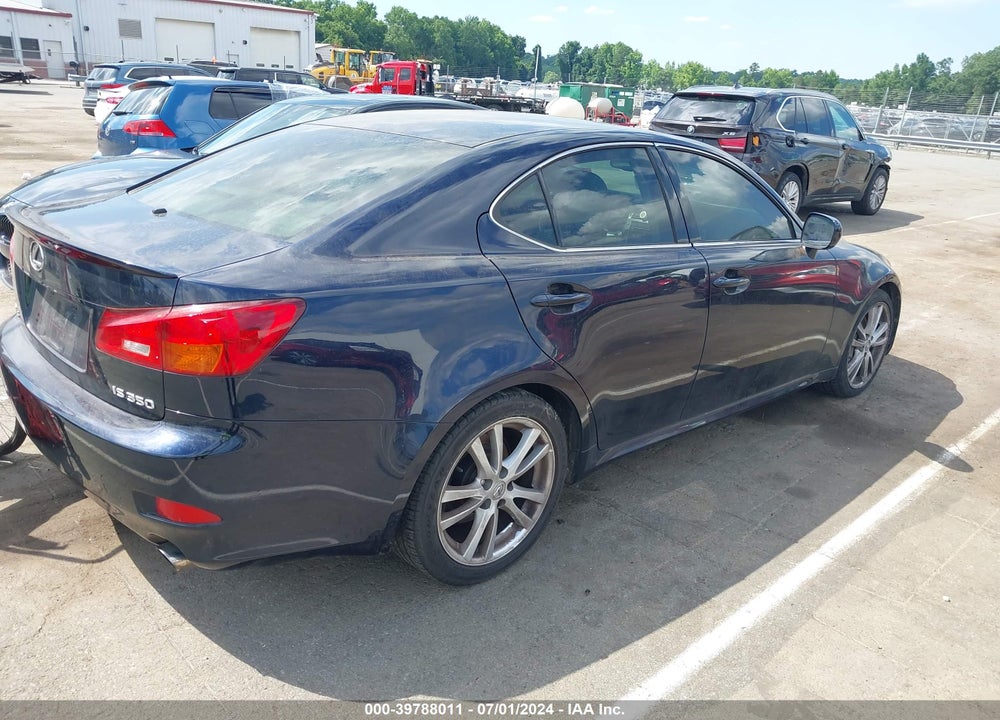 2006 LEXUS IS 350 VIN: JTHBE262065004347