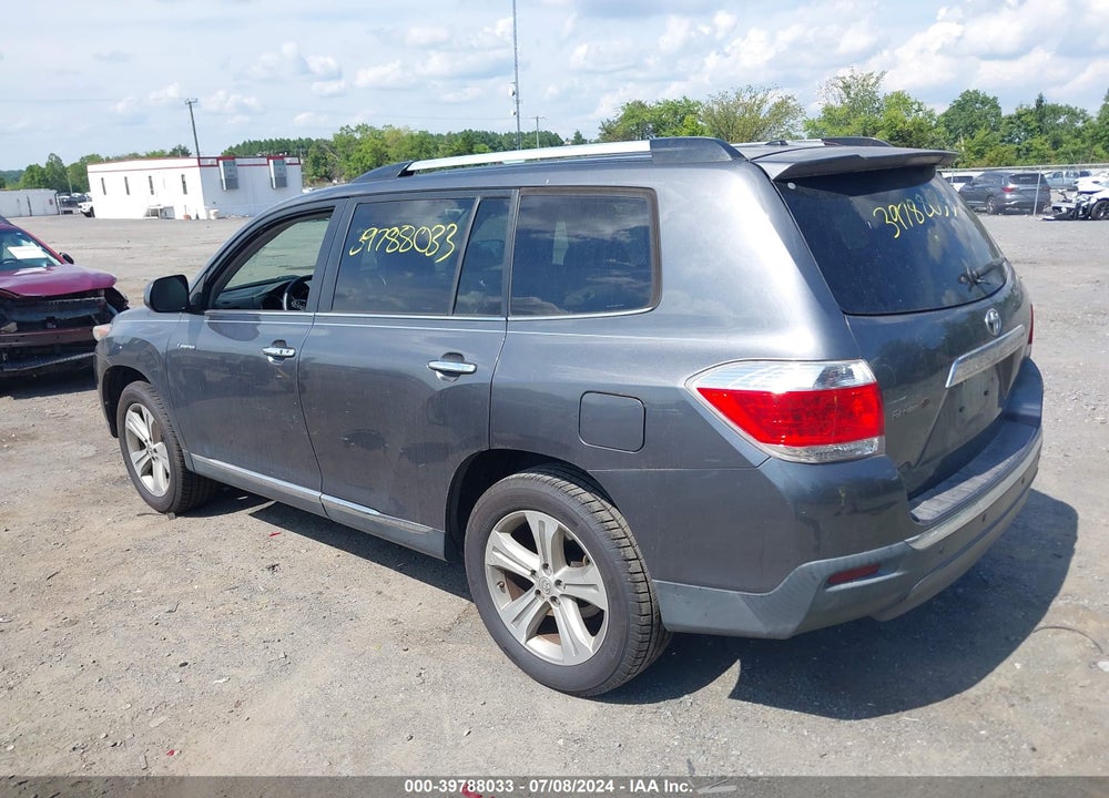 2013 TOYOTA HIGHLANDER LIMITED V6 VIN: 5TDYK3EH4DS135224
