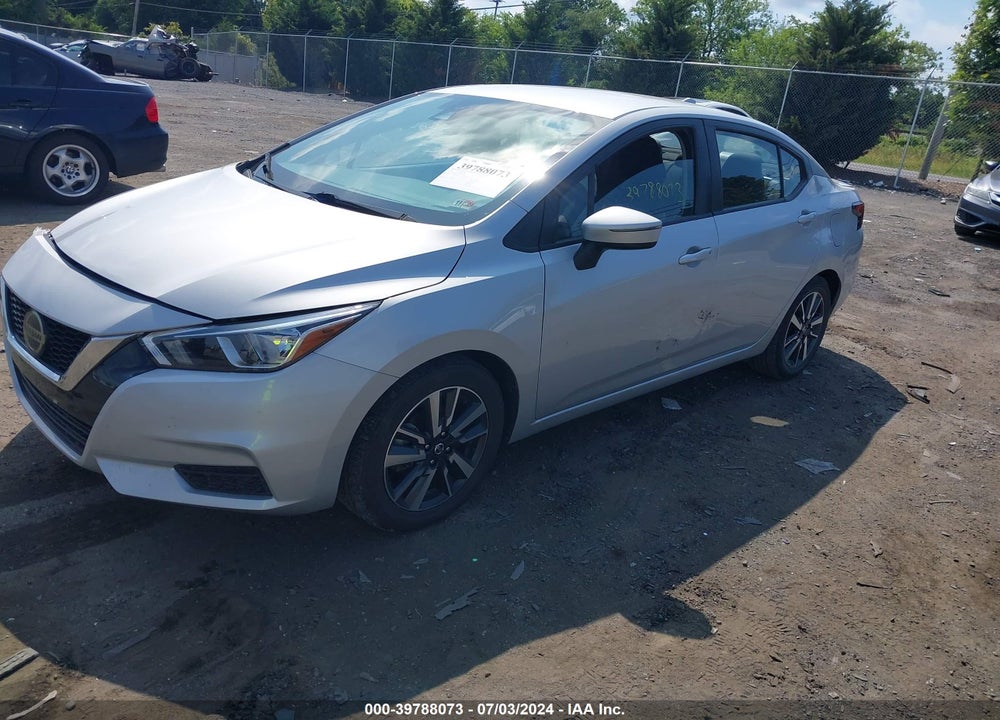 2021 NISSAN VERSA SV XTRONIC CVT VIN: 3N1CN8EV7ML873709