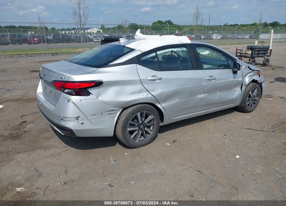 2021 NISSAN VERSA SV XTRONIC CVT VIN: 3N1CN8EV7ML873709