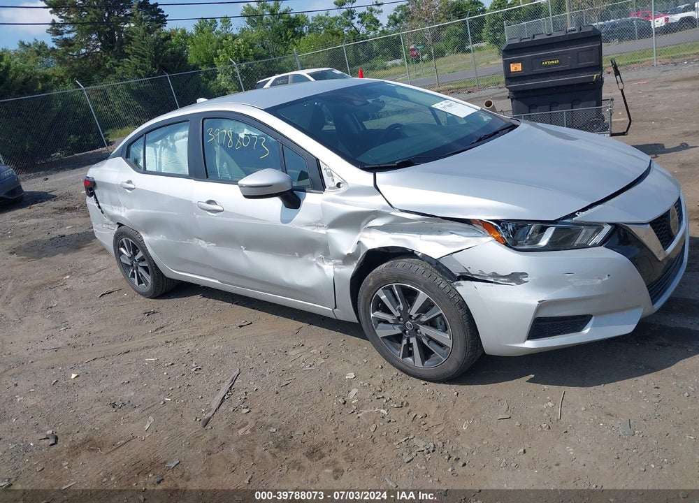 2021 NISSAN VERSA SV XTRONIC CVT VIN: 3N1CN8EV7ML873709