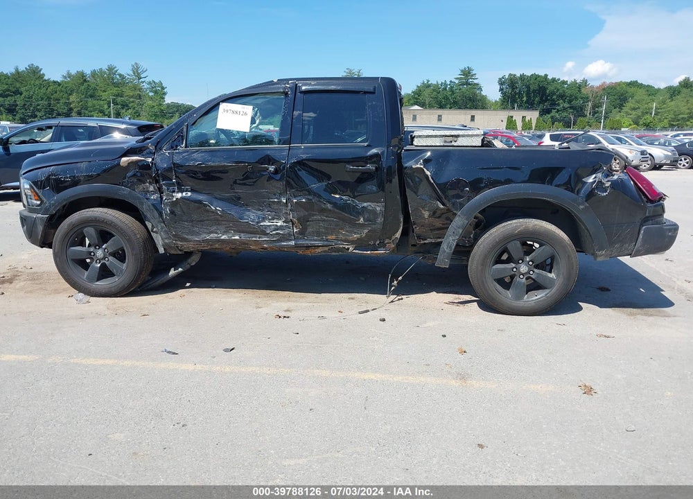2019 RAM 1500 CLASSIC WARLOCK QUAD CAB 4X4 6'4 BOX VIN: 1C6RR7GT0KS675190