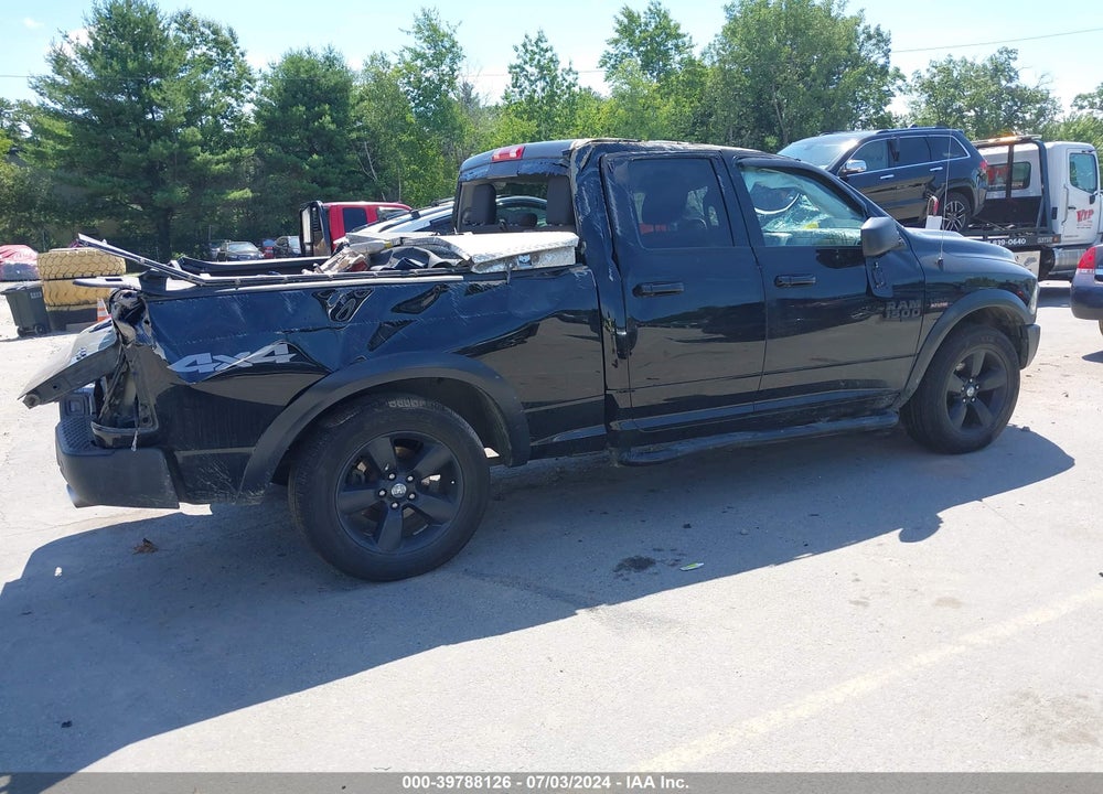 2019 RAM 1500 CLASSIC WARLOCK QUAD CAB 4X4 6'4 BOX VIN: 1C6RR7GT0KS675190