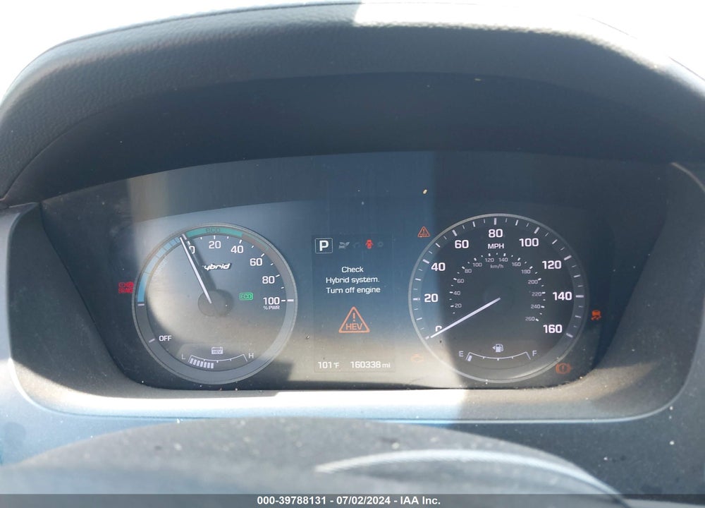 2017 HYUNDAI SONATA HYBRID SE VIN: KMHE24L16HA045733